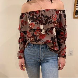 Aritzia off the shoulder blouse